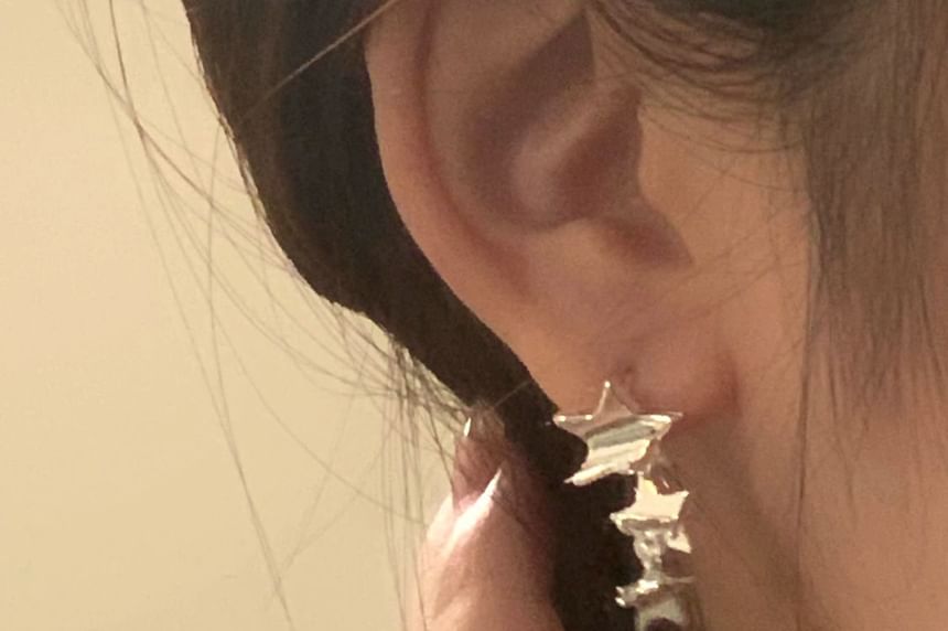 Cuff Alloy Earring / Star Ear Dangle