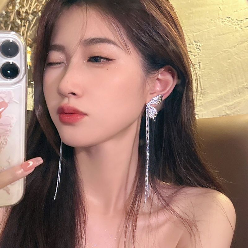 Alloy Earring Butterfly Threader