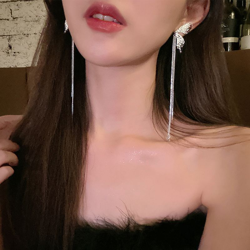 Alloy Earring Butterfly Threader