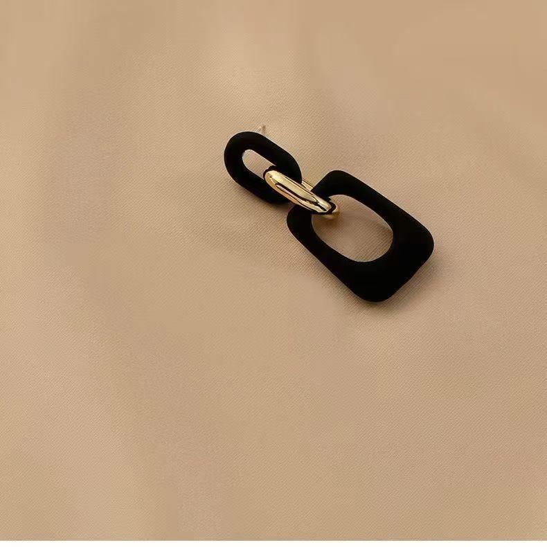 Geometric Dangle Acrylic Alloy Earring