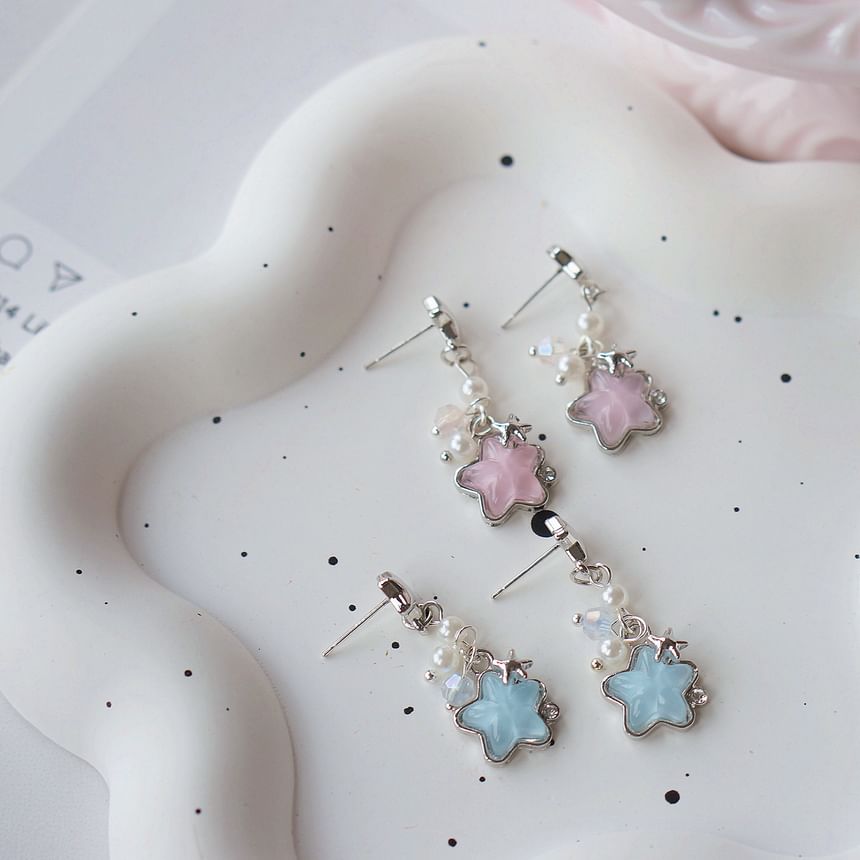 / Earring Dangle Star Clip On
