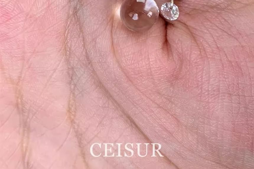 Earring CZ Rod Stud