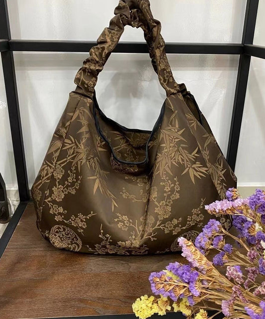 Chinese Style Coffee Bag Versatile Print New Shoulder