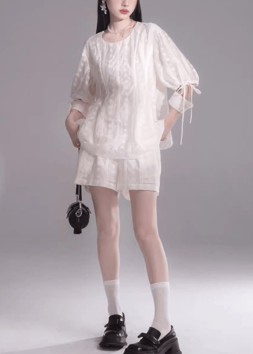 Ensemble deux pièces haut et short abricot français neuf été EE1023