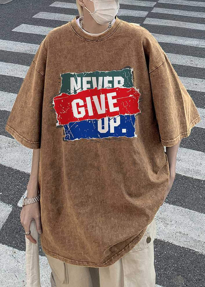 Purple Half Men Shirts New Sleeve Cotton Print T Oversized