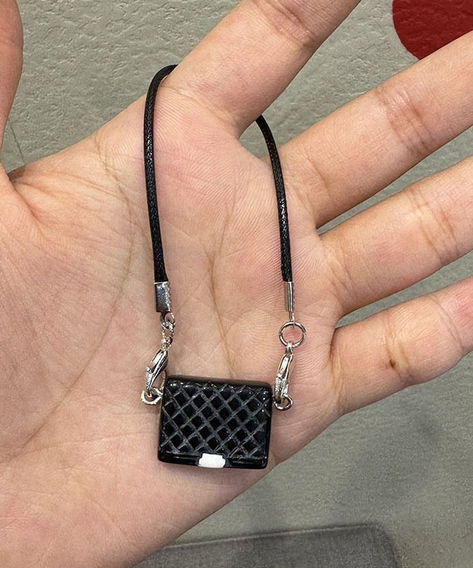 Alloy Camera Keychains Three-Piece Bag Black Set Unique