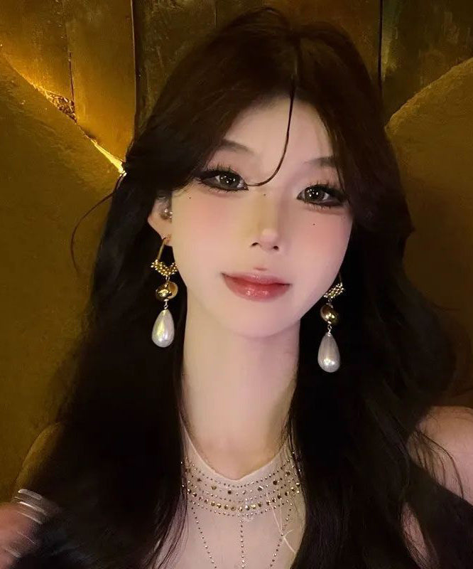 Drop Unique Sterling Pearl Gold Earrings Silver Overtild Tassel