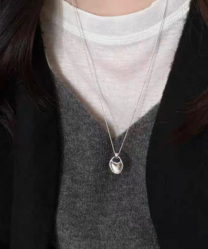 Bag Pendant Silk Necklace Unique Copper Sweater