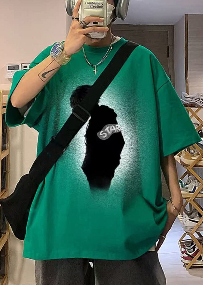 Coffee Original Design Print T Vintage Cotton Men Half Shirt