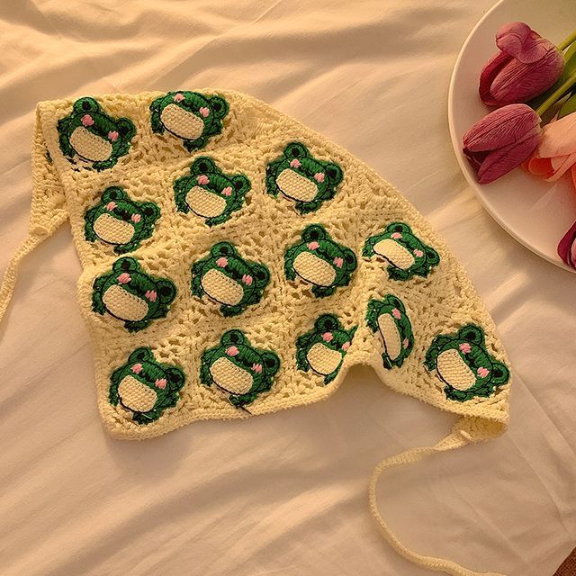 / Bandana Sunglasses Crochet Patterned