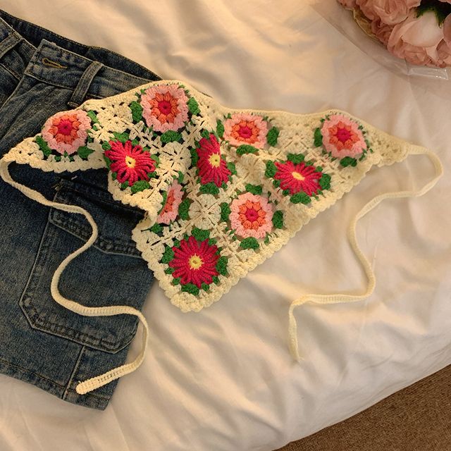 / Bandana Sunglasses Crochet Patterned