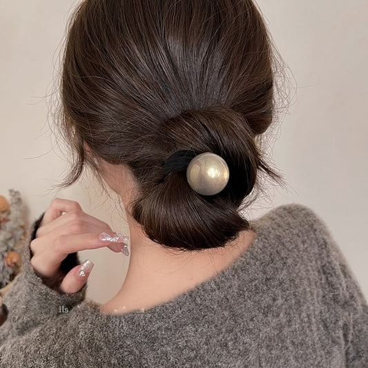 / Pearl Faux Set Hair Tie