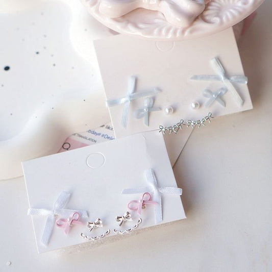 Pairs: Set Bow 3 Earring of