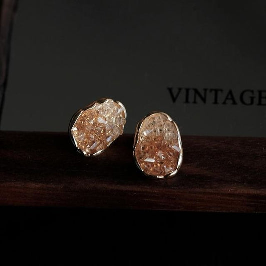 925 Earring Silver Sterling Crystal Stud