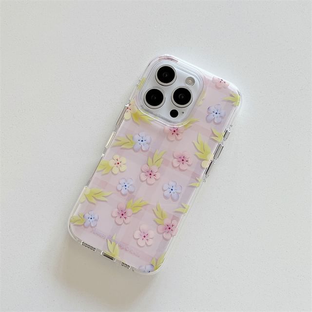 / Case Floral Phone Set Strap