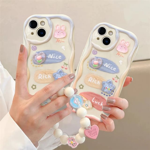 / Set Cartoon Case Strap 3D Phone