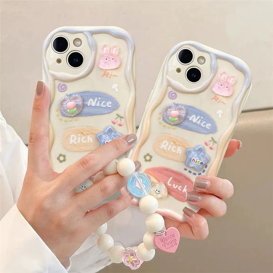 / Set Cartoon Case Strap 3D Phone