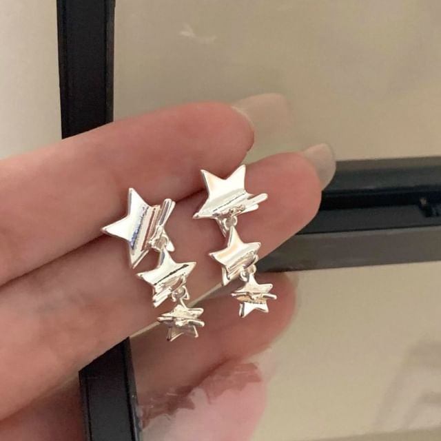 Cuff Alloy Earring / Star Ear Dangle