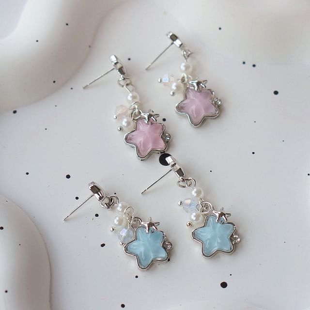 / Earring Dangle Star Clip On