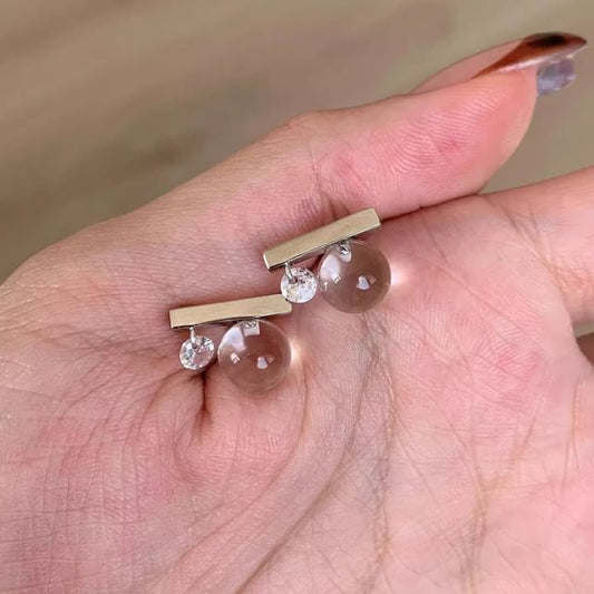 Earring CZ Rod Stud