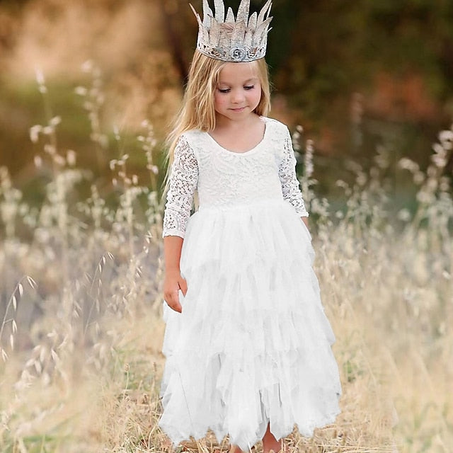 Party Girl Wedding Flower Girls' Dress