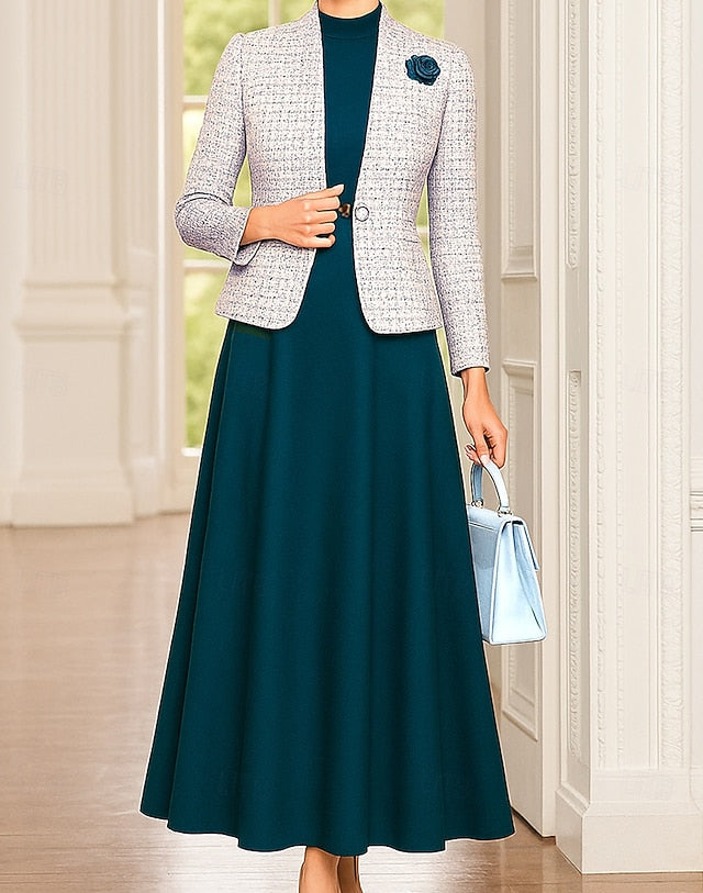 Bride Dress Elegant Formal the Sets Piece of Two Mother