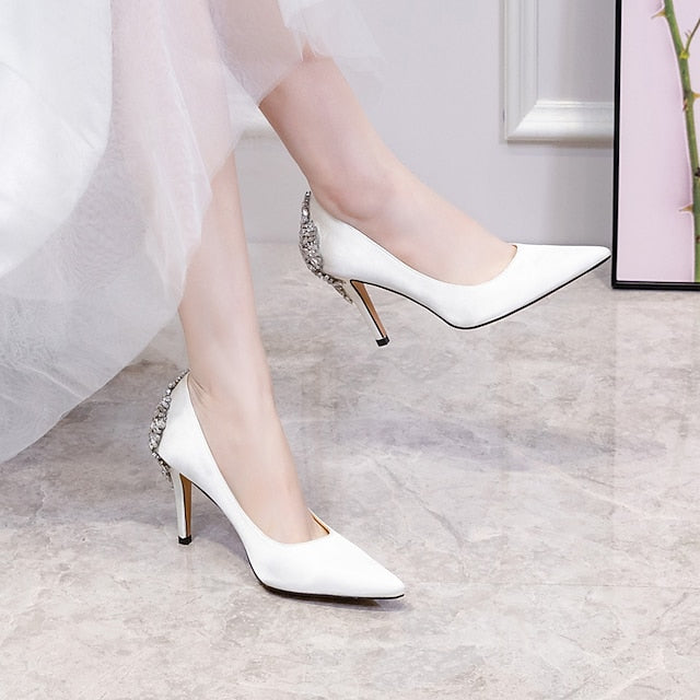 Bridal Wedding Bridesmaid Women's Pumps Shoes Office