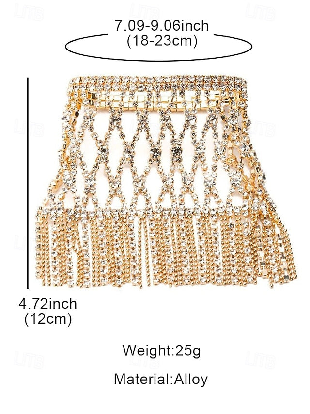 Bracelet – Crystal Hand Women's Rhinestone Luxury Chain