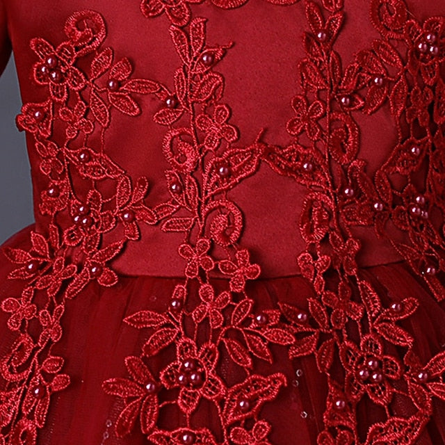 Dress Girl Princess Girls' Flower Kid's