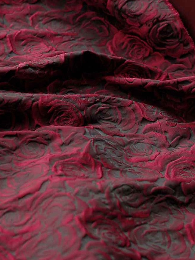 Elegant Mother A-Line Red Evening the Jacquard Bride of Gown