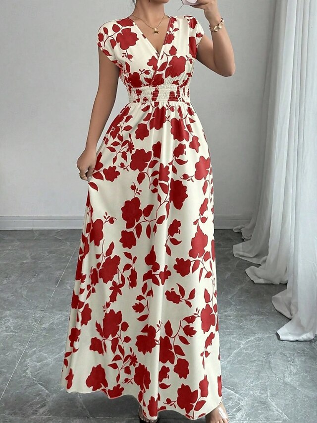 Women's Maxi Dress A Line Dress Vacation Casual Boho