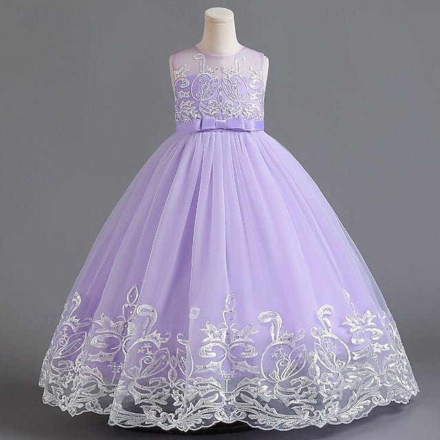 Princess Girl Girls' Flower Kid's Dress