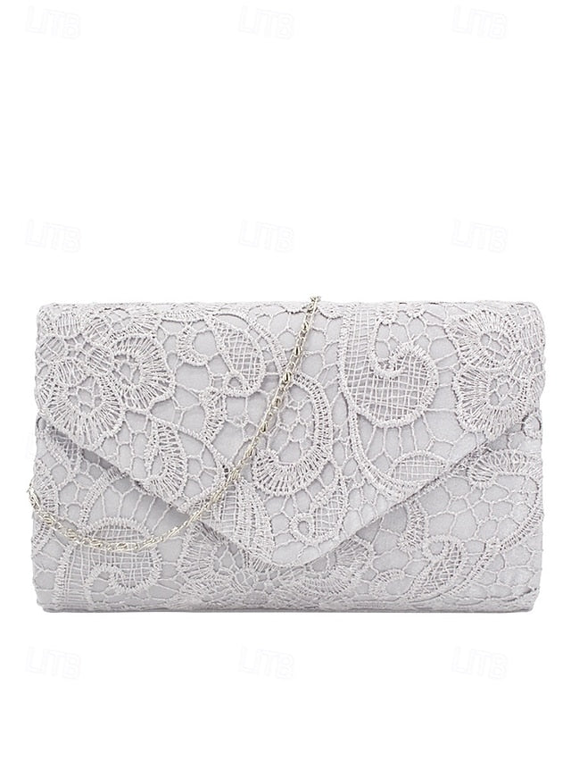 Strap Lace with Evening Clutch Women's Chain Bag