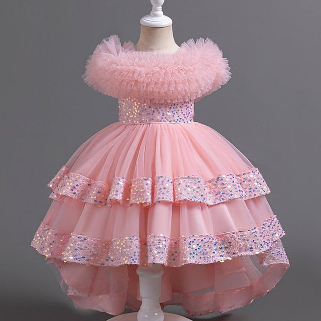 Sequin Kids Girls' Party Flower Girl Sleeveless Dress