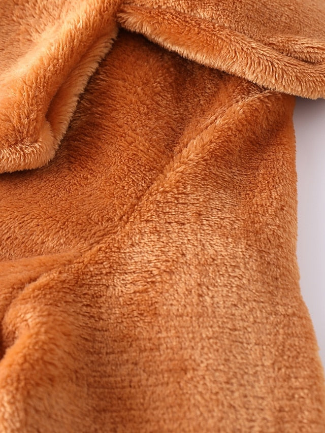 Furs Warm Faux Comfortable Women's Coat Fur Teddy