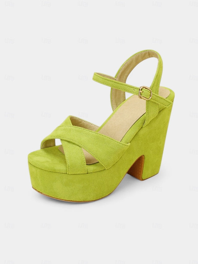 Platform with - Sandals Women's Suede Ankle Pink Strap Hot