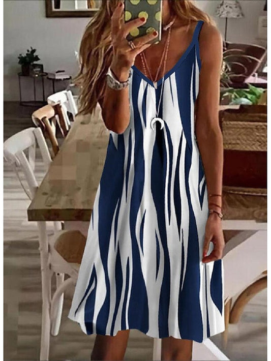Women's Midi Dress Casual Dress Strap Dress Sundress Summer