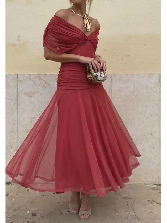 Women's Midi Dress Sheath Dress Vacation Birthday Beach