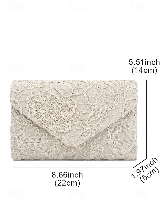 Strap Lace with Evening Clutch Women's Chain Bag