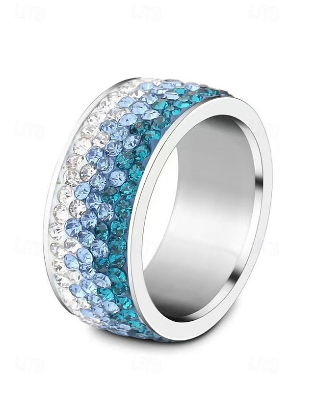 Steel Men's – Ring Red Stylish Christmas Stainless