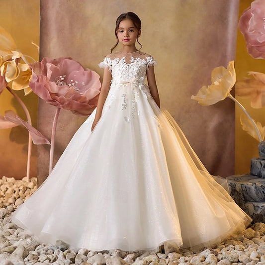 Dress Girl Flower Kids Girls' Party First Communion