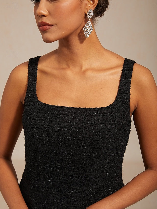 Women's Midi Dress Sheath Dress Elegant Solid Color