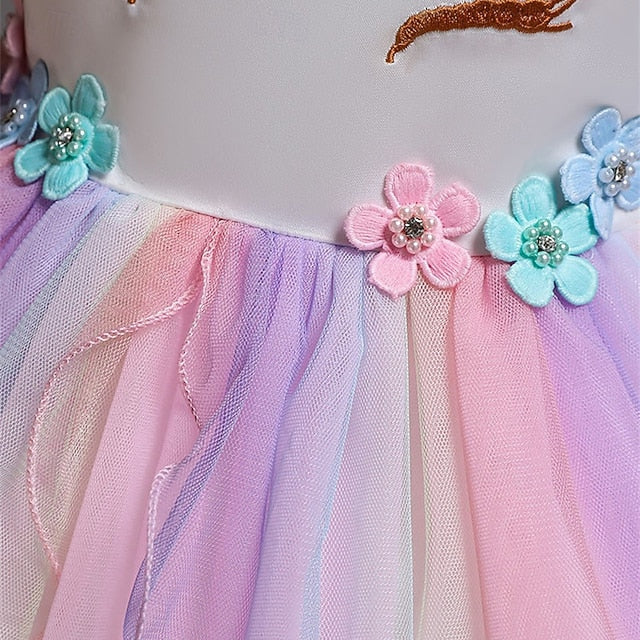 Kid's Girls' Girl Dress Flower Princess