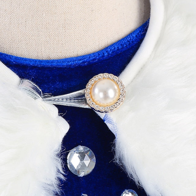 Theme Girl Princess Dress Fairytale Elsa Party Flower Frozen