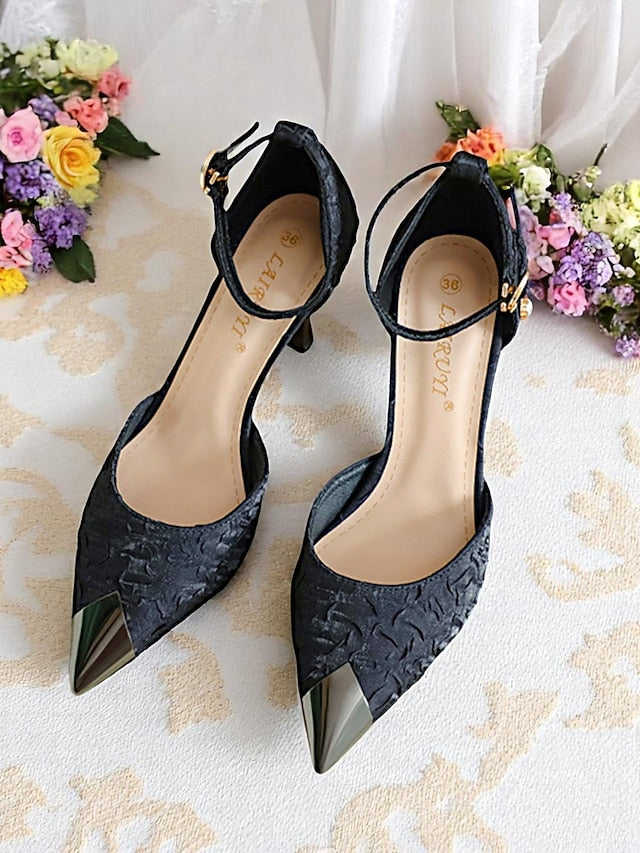 Gold Women's with and Pointed Heels Satin Accents Toe Beige