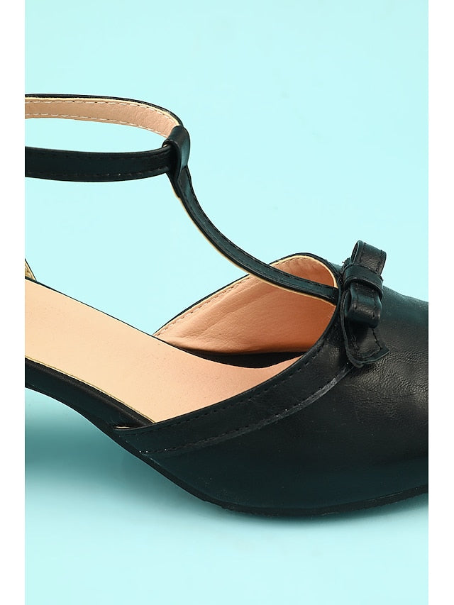 1950s 20s T-strap Vintage Chunky Heels Roaring Shoes Retro heels