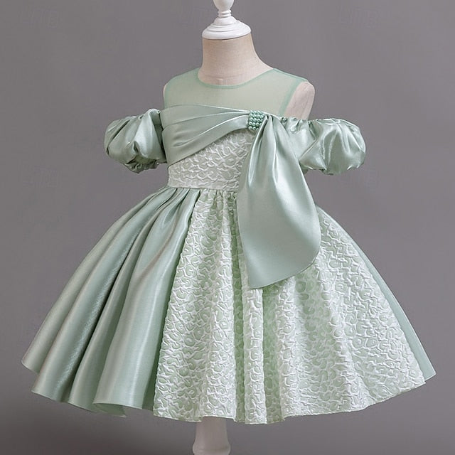 Party Formal Girls' Wedding Flower Girl Dress