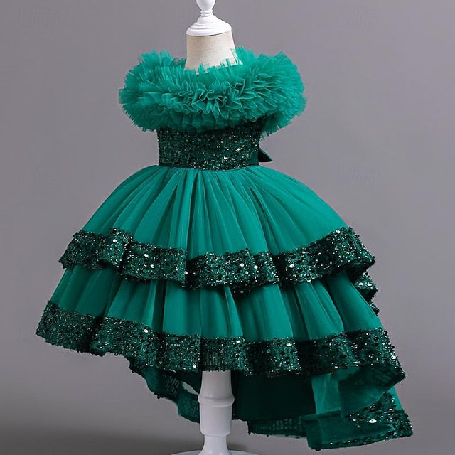 Sequin Kids Girls' Party Flower Girl Sleeveless Dress