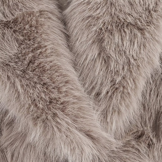 Faux Coat Comfortable Buttons Women's Warm Pocket Fur