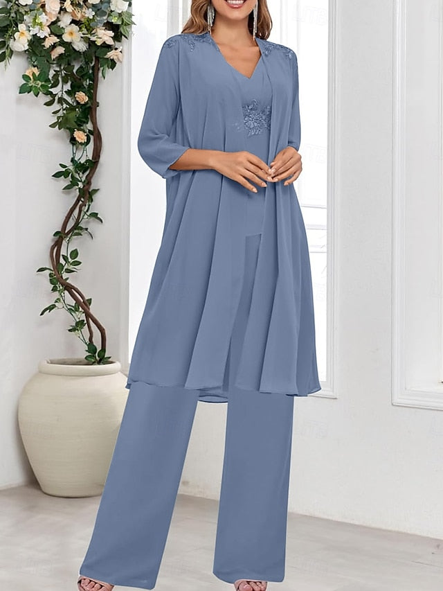 Guest Dress Wedding the Bride 3 Elegant Piece V of Mother Simple